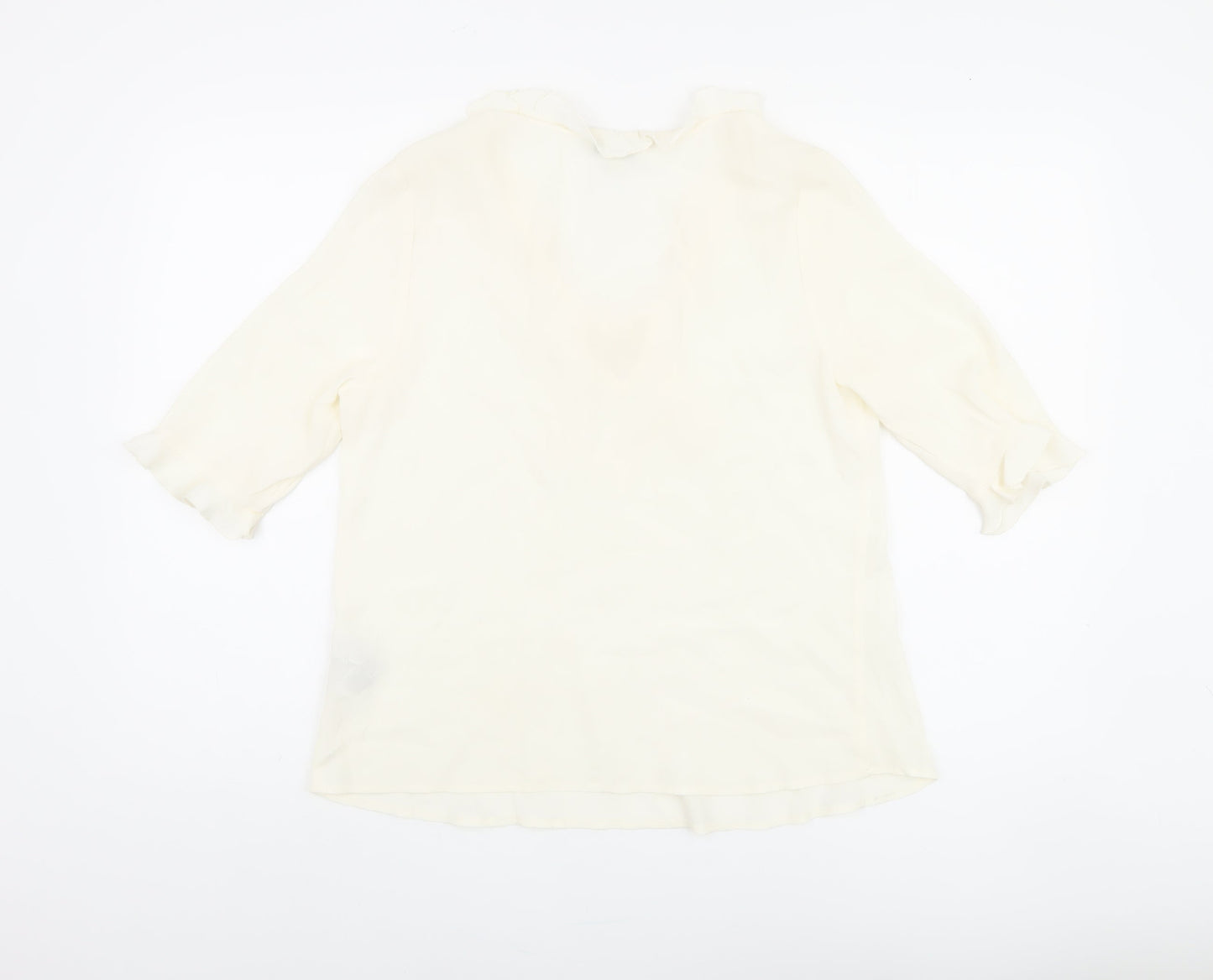 Womens UK Size 8 Marks and Spencer Ivory Tunic Blouse