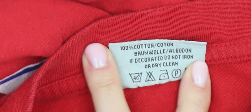 Slazenger Men's Red Sports T-Shirt L