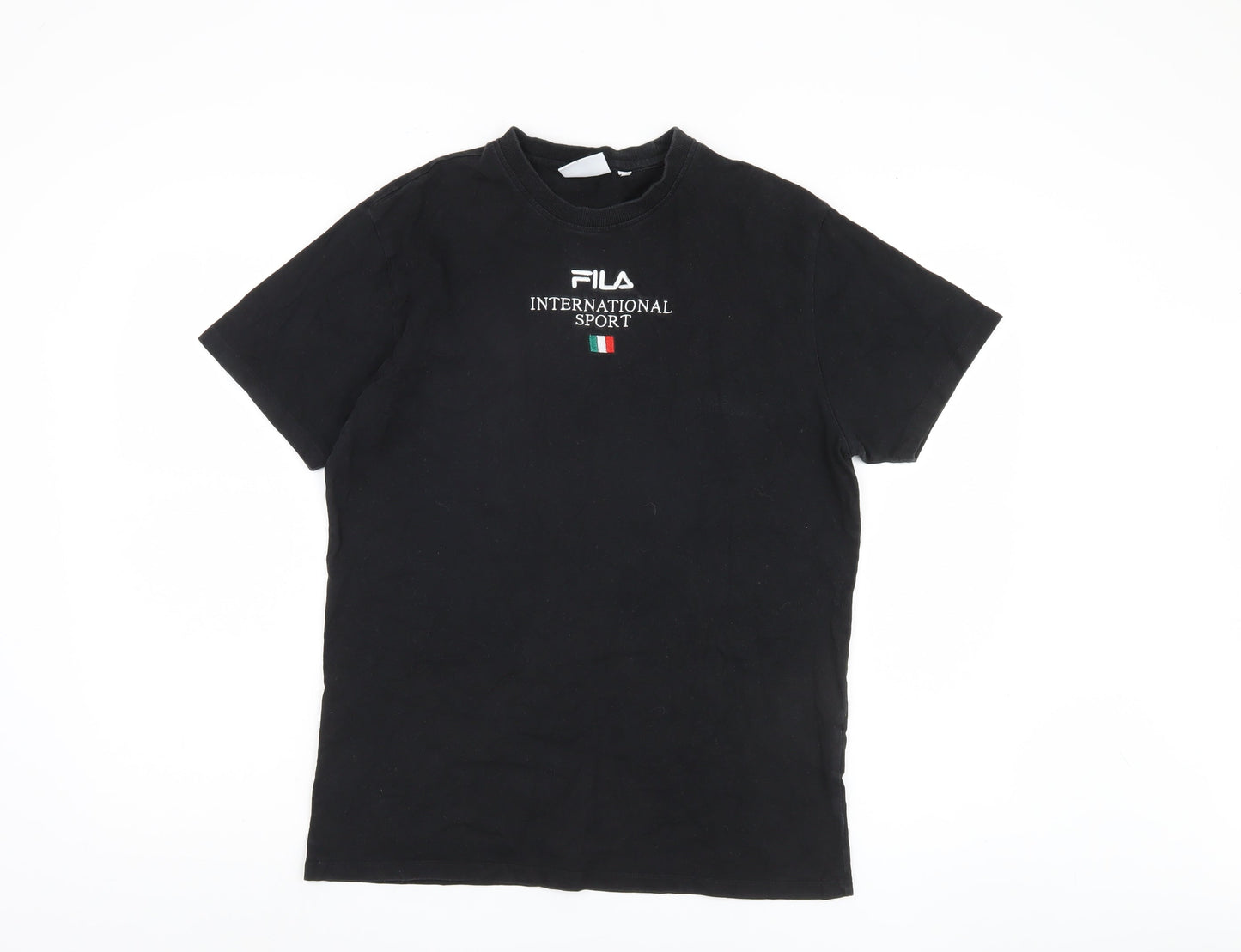 Mens UK Size S FILA Black  T-Shirt