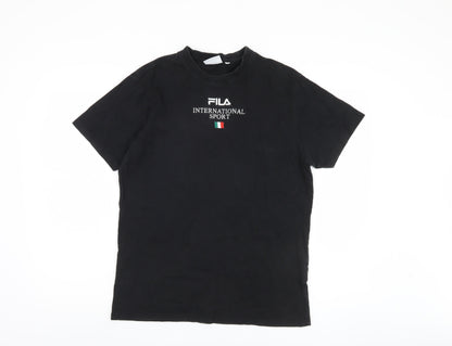 Mens UK Size S FILA Black  T-Shirt