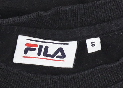 Mens UK Size S FILA Black  T-Shirt