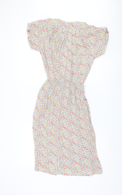 Richards Women's Multicoloured Floral A-Line Dress Size 10