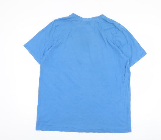 Superman Men's Blue XL Graphic T-Shirt