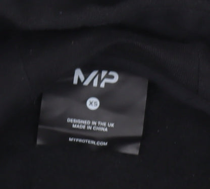Mens UK Size XS MP Black Pullover Hoodie