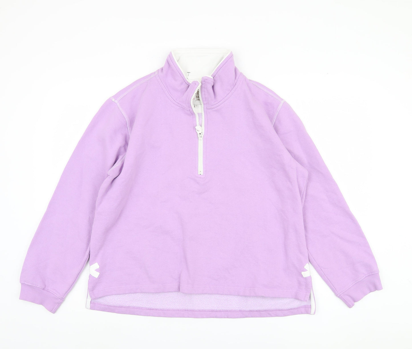 Dock of the Bay Women’s Purple Zip Sweatshirt Size 16