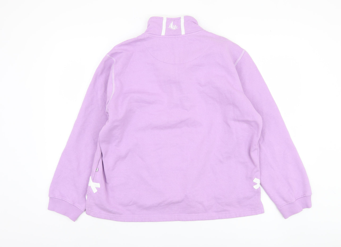Dock of the Bay Women’s Purple Zip Sweatshirt Size 16
