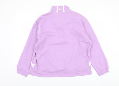 Dock of the Bay Women’s Purple Zip Sweatshirt Size 16