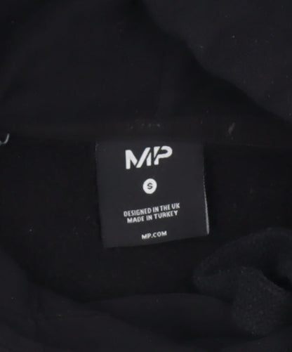 Unisex Adults UK Size S MP Black Pullover Hoodie
