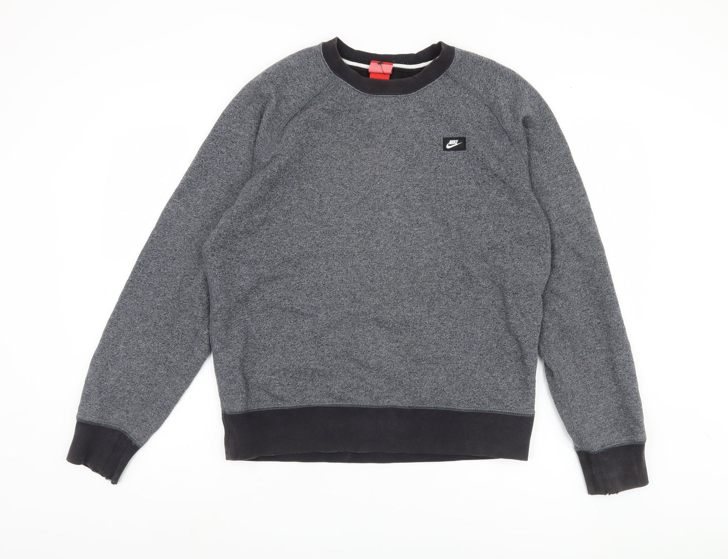 Mens UK Size M Nike Grey Pullover Sweatshirt