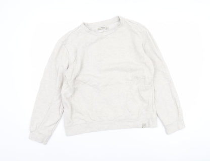 Mango Unisex Beige Sweatshirt Pullover Size 10