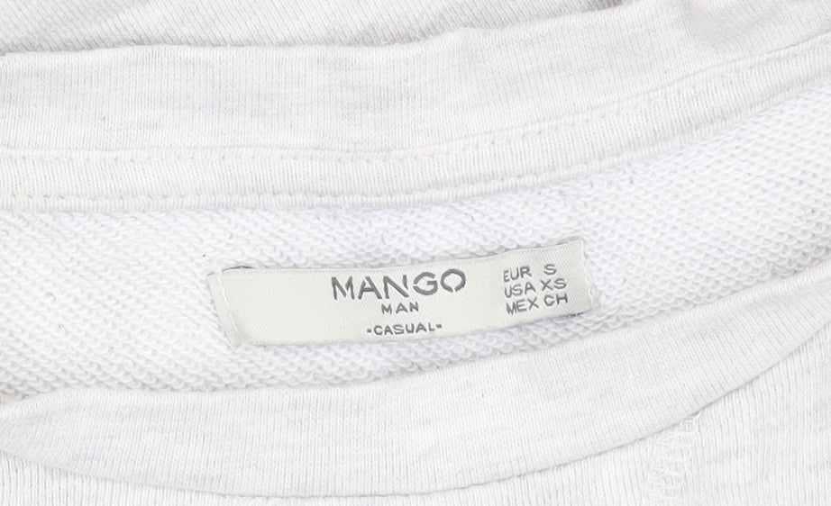 Mango Unisex Beige Sweatshirt Pullover Size 10