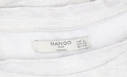 Mango Unisex Beige Sweatshirt Pullover Size 10
