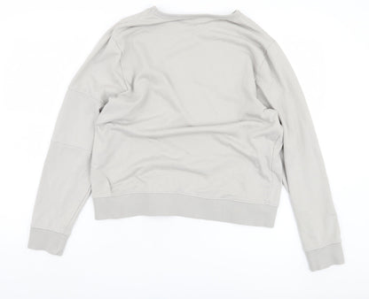 Next Boys Grey Pullover Sweatshirt with Zip Pocket, Size 158
