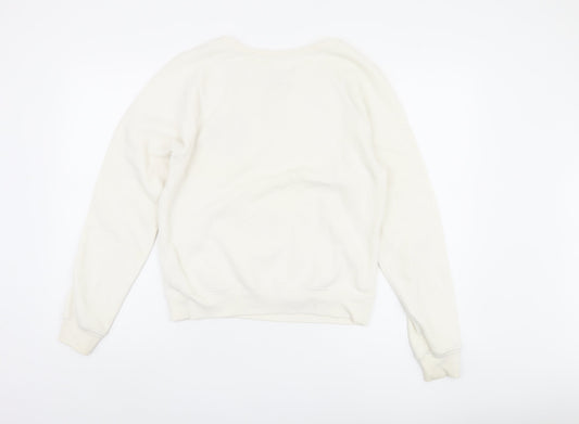 Womens UK Size S Gilly Hicks Ivory Pullover Sweatshirt