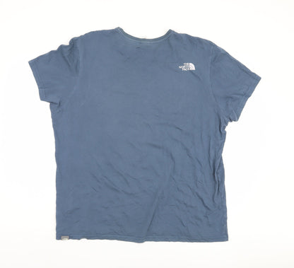 The North Face Men's Blue XL T-Shirt Regular Fit