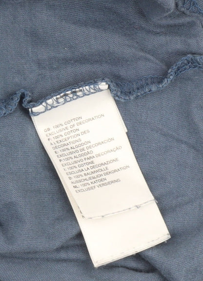 The North Face Men's Blue XL T-Shirt Regular Fit