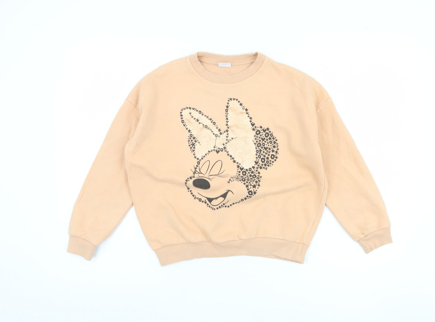 Disney Girls Beige Minnie Mouse Sweatshirt 9-10 Years