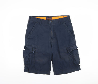 Wear First Men's Blue Cargo Shorts Size 32