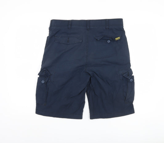 Wear First Men's Blue Cargo Shorts Size 32