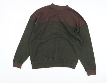 Walker and Shaw Men's Green Pullover Sweatshirt