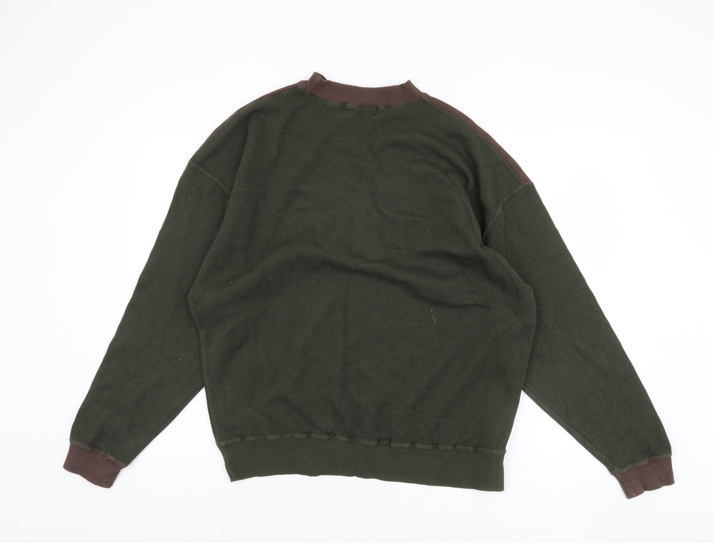 Walker and Shaw Men's Green Pullover Sweatshirt