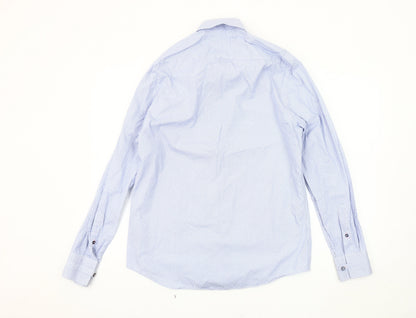 Stvdio by Jeff Banks Men's Blue Geometric Shirt 15.5