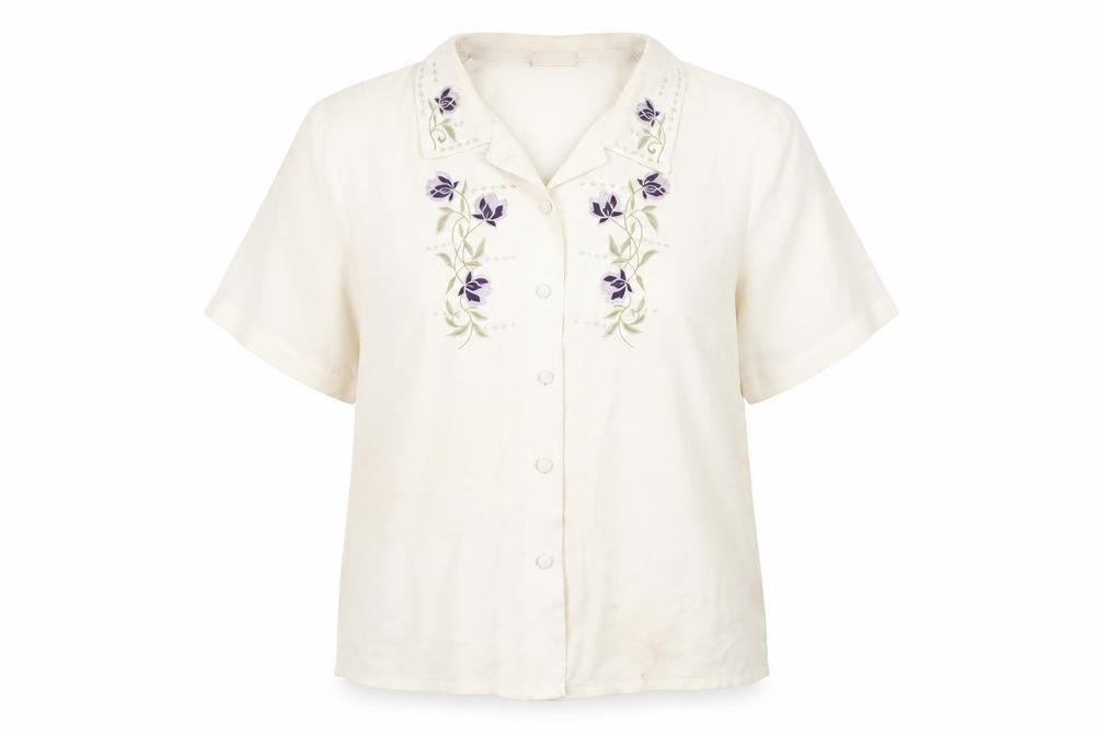 Womens UK Size 10 Eastex Ivory  Blouse