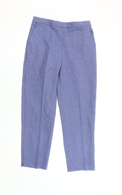 Autonomy Women's Blue Straight Leg Trousers Size 14