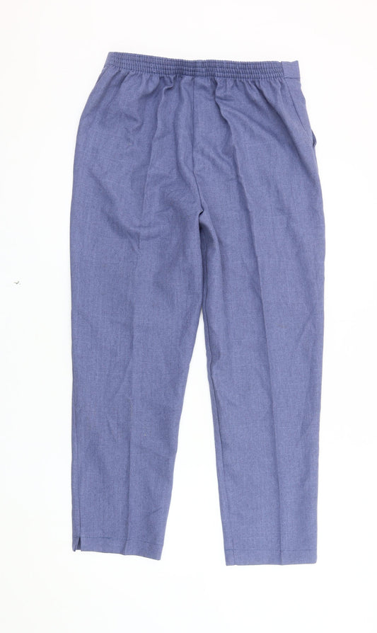 Autonomy Women's Blue Straight Leg Trousers Size 14
