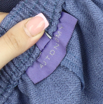 Autonomy Women's Blue Straight Leg Trousers Size 14