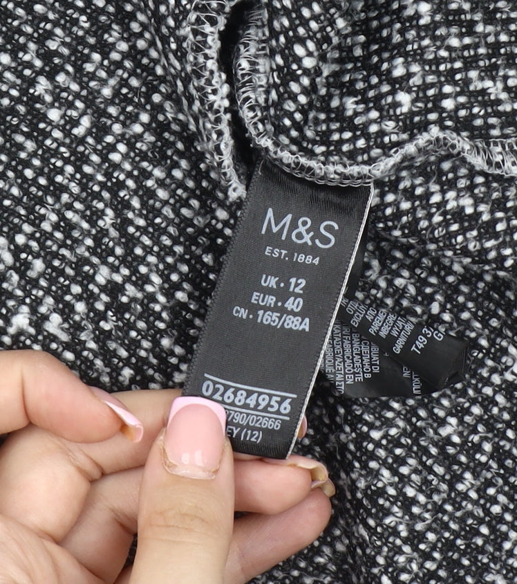 Womens UK Size 12 Marks and Spencer Grey  Jumper