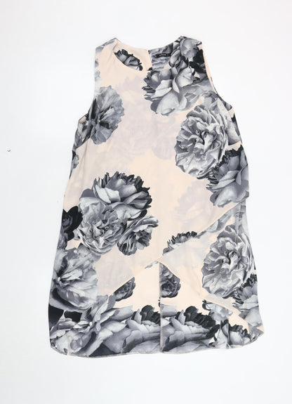 Womens UK Size 14 Roman Multicoloured Basic Tank