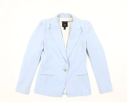 River Island Women's Blue Blazer M Lined Spring