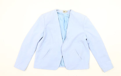 ASOS Women's Blue Blazer - Size 18, Regular Fit