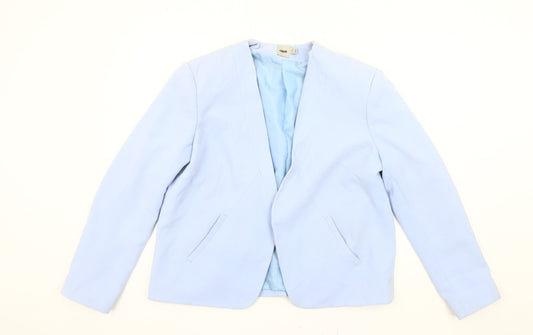 ASOS Women's Blue Blazer - Size 18, Regular Fit