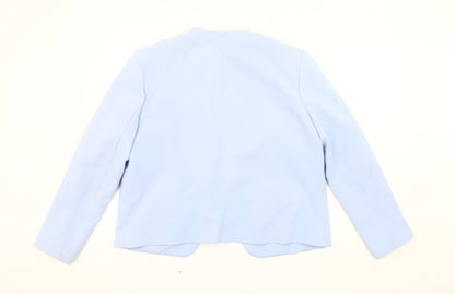 ASOS Women's Blue Blazer - Size 18, Regular Fit