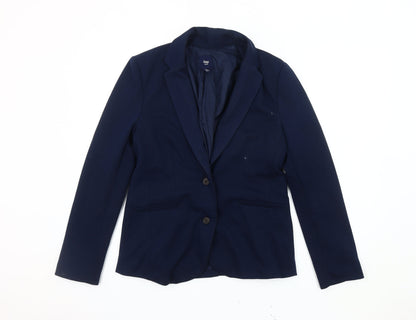 Gap Blue Women's Blazer Jacket, Size 10, Regular Fit