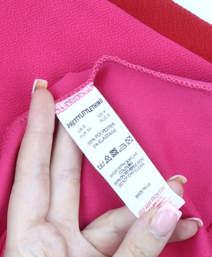 PrettyLittleThing Pink Women's Blazer Size 8