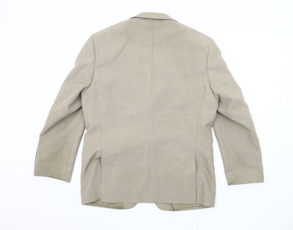 Mens UK Size 40 Greenwoods Regular Beige Suit Jacket