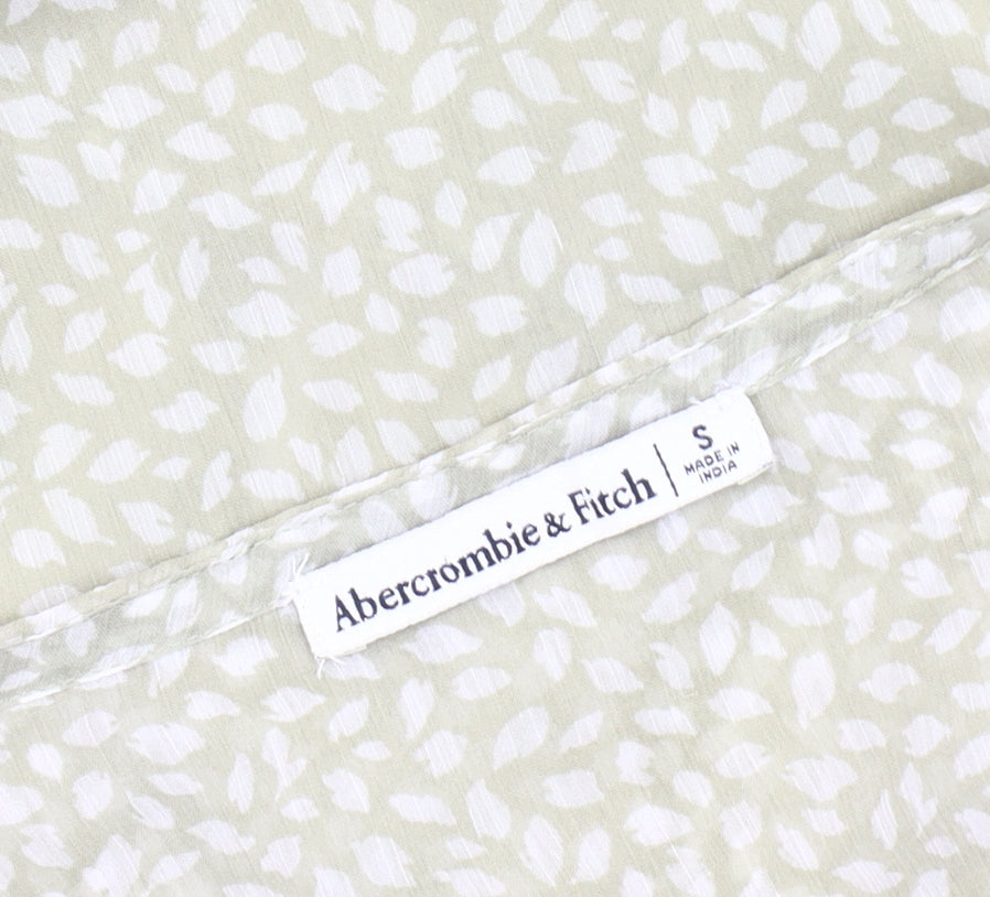 Abercrombie & Fitch Women's Green Wrap Blouse Size S