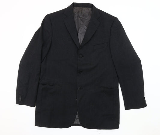 Marks and Spencer Men's Charcoal 42L Wool Blazer