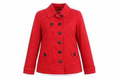 Womens UK Size 12 NEXT Red Trench Coat