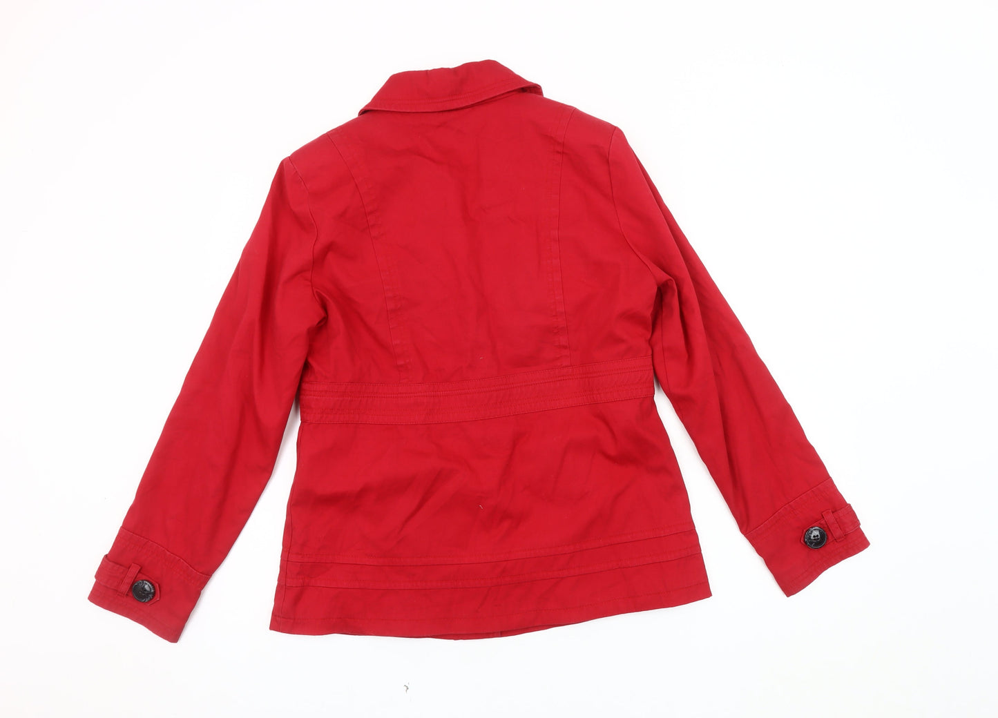 Womens UK Size 12 NEXT Red Trench Coat