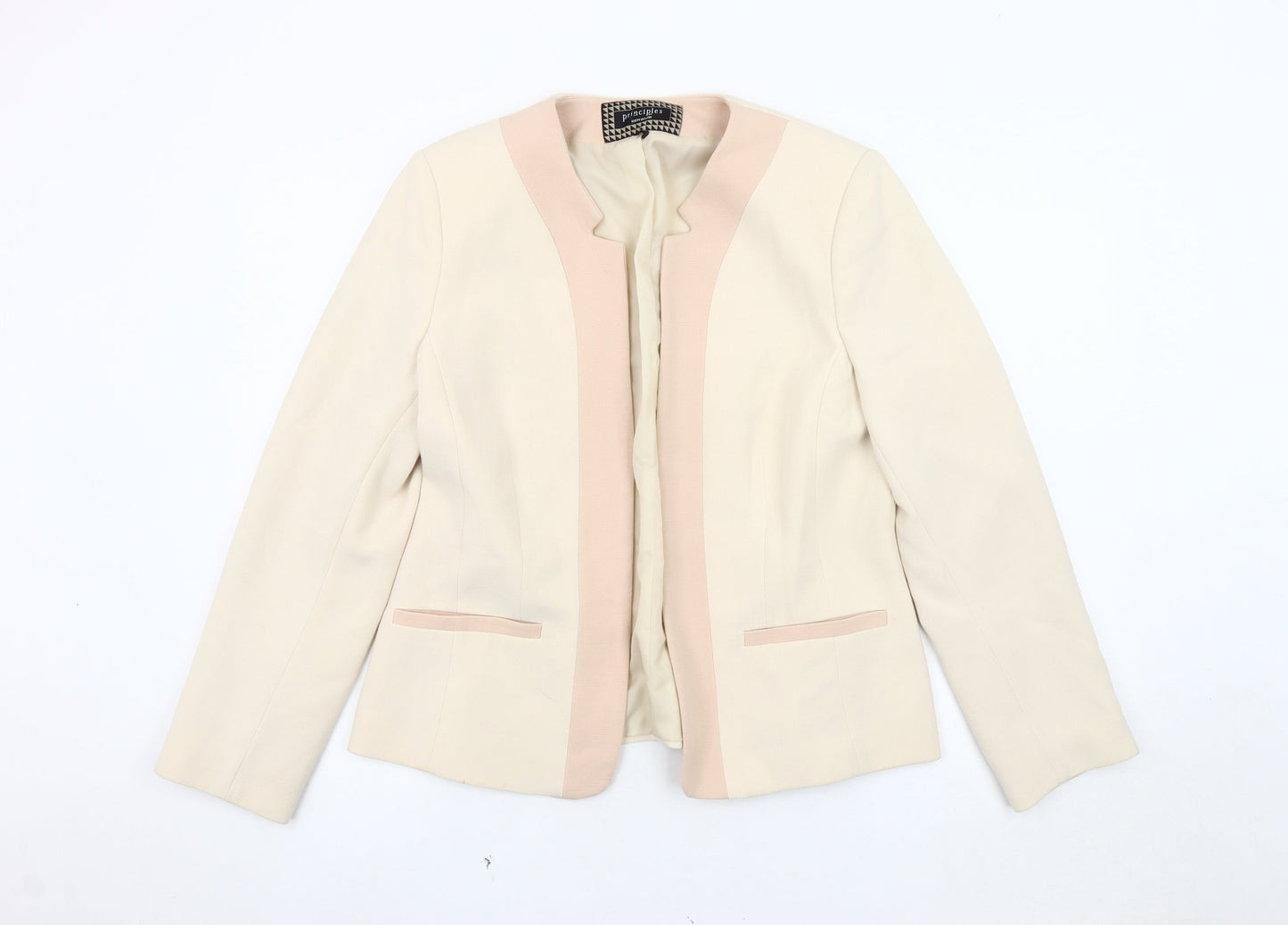 Principles Ivory Women's Suit Jacket Size 14