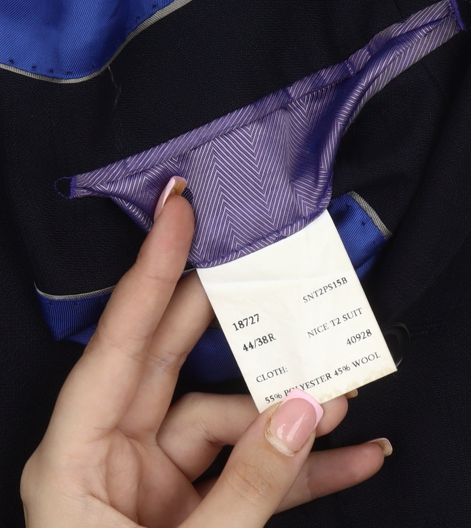 Mens UK Size 38 Magee Regular Blue Suit Jacket