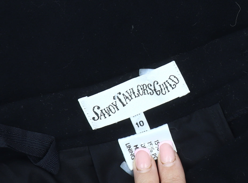 Savoy Taylors Guild Black Pencil Skirt Women Size 10