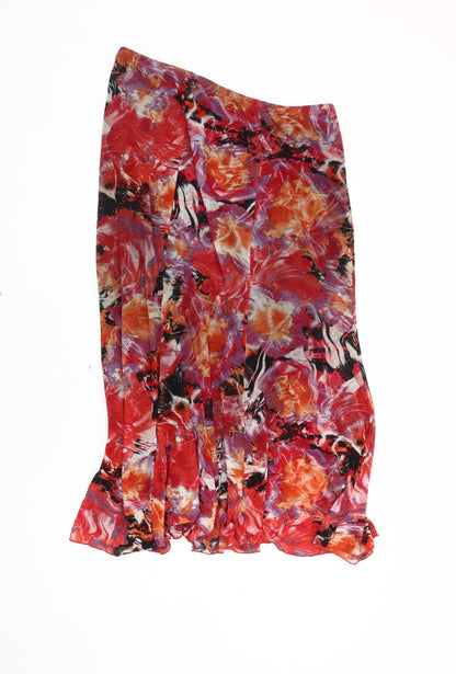 Michele Hope Women's Floral Skirt, Multicoloured, Size 14