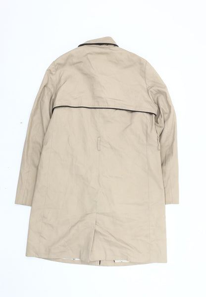 Womens UK Size 10 H&M Beige Trench Coat