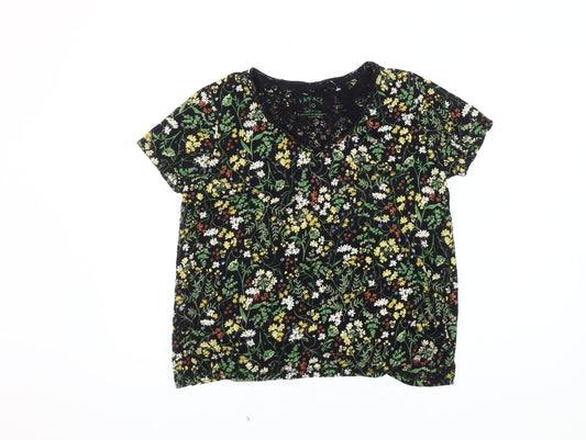 Womens UK Size 10 FatFace Black  T-Shirt