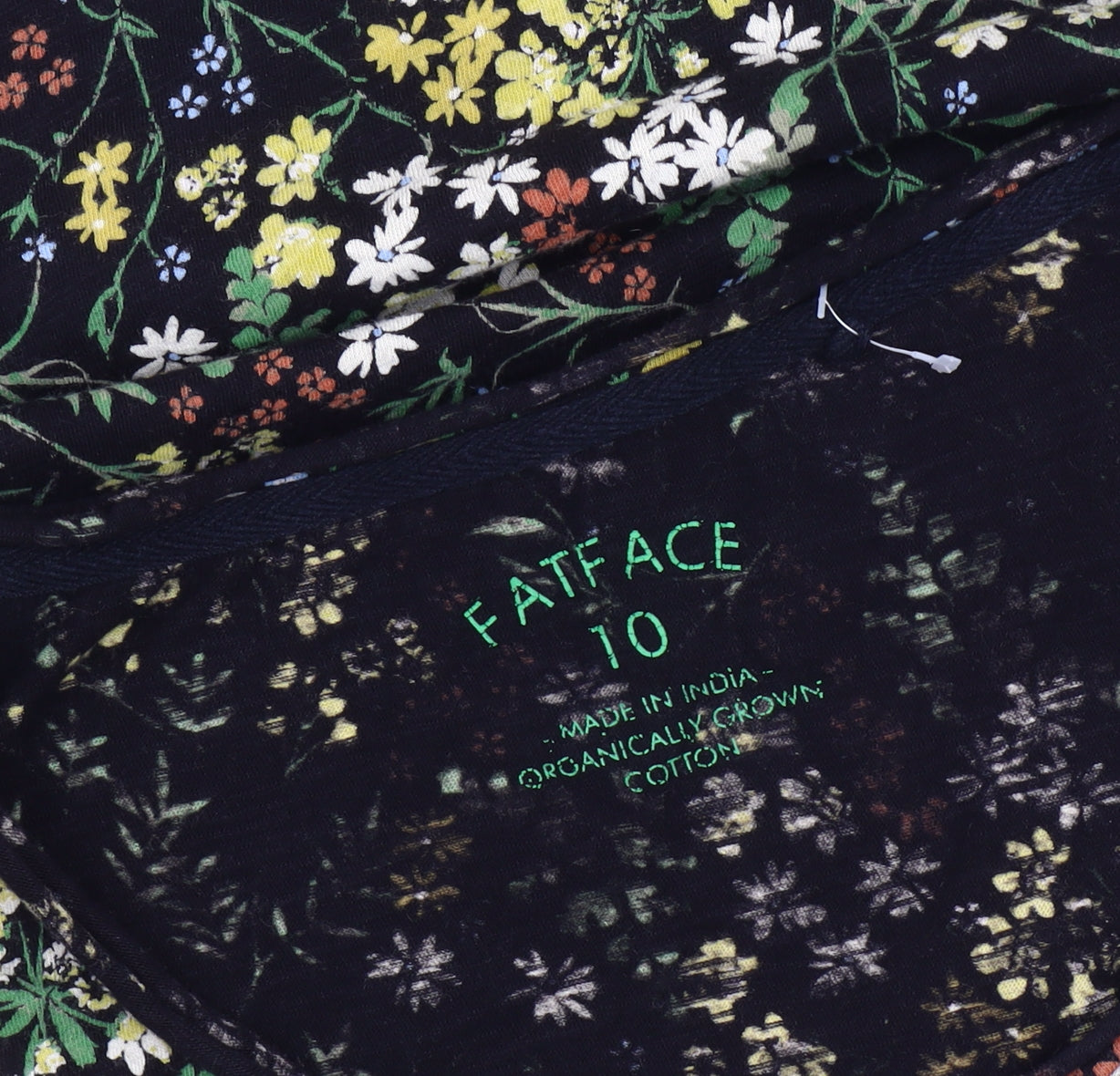 Womens UK Size 10 FatFace Black  T-Shirt